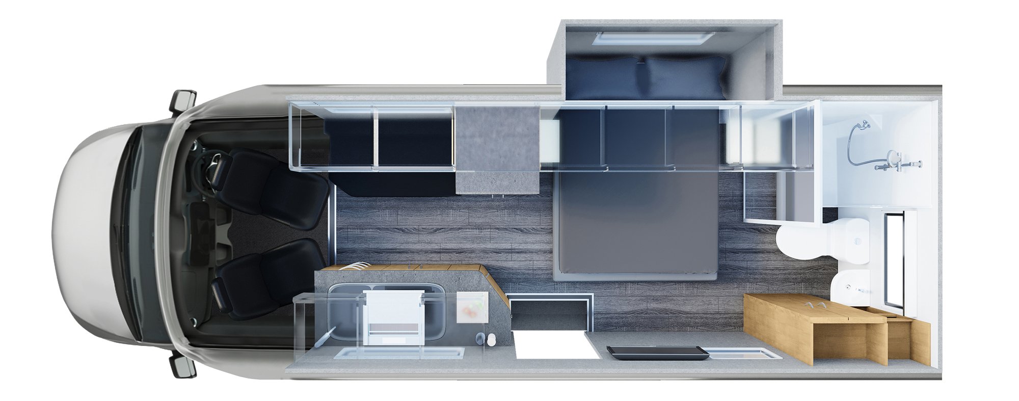 Paradise Oasis Platinum 22ft floor plan