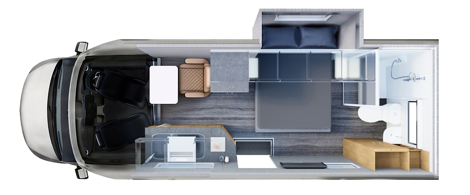 Paradise Oasis Roamer 22ft floor plan